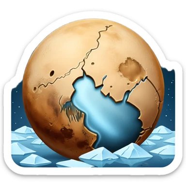 Planet pluto sticker