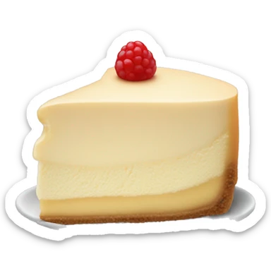 beige cheesecake sticker
