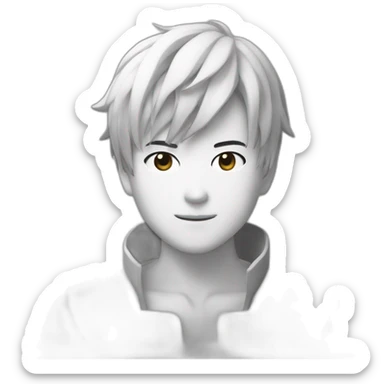 Gojo satoru avec son bandeau sticker