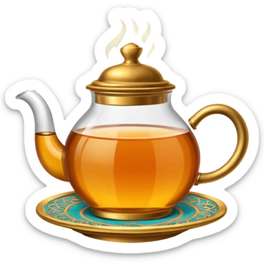 moroccan tea sticker
