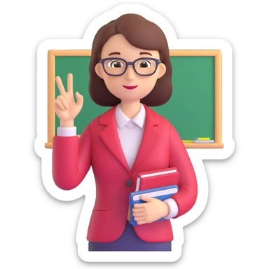 Teacher sticker