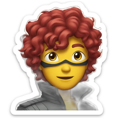 flash from dc series cartoony vibe sticker