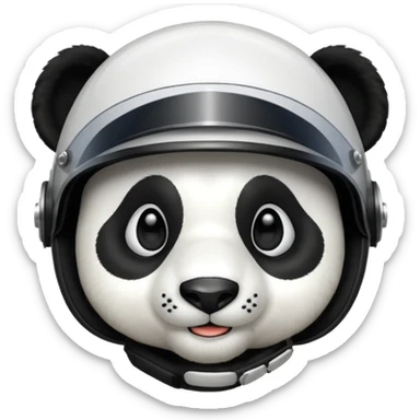 f1 driver panda sticker
