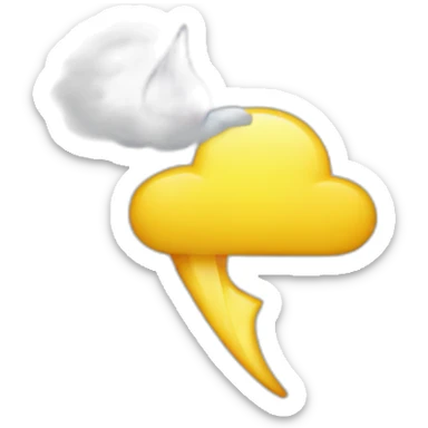 The letter X with rain drop lightning bolt tornado weather sticker