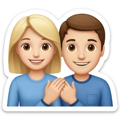 valentines day couple sticker