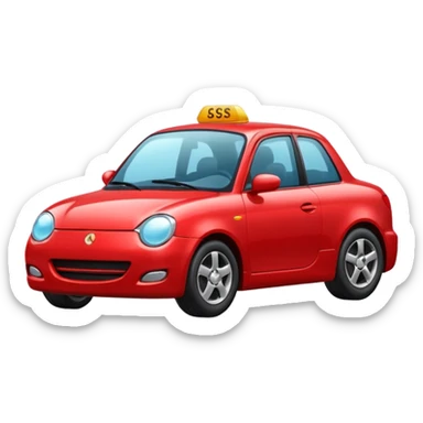 Car emoji sticker