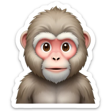 🐒🩶🤍❄️🗻 sticker