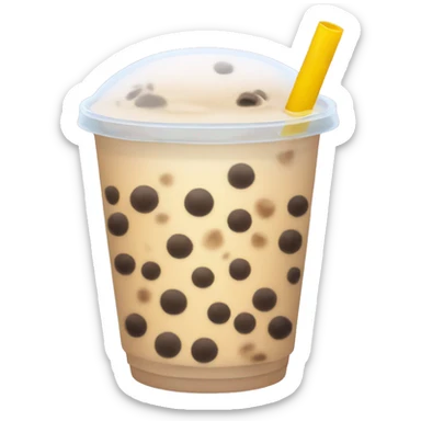 Bubble tea sticker