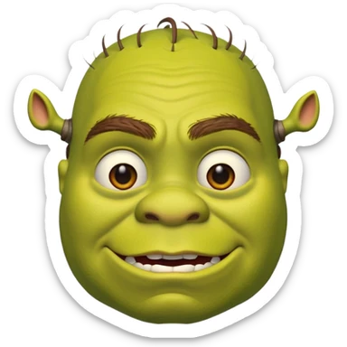Shrek incrédulo sticker