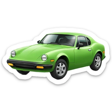 Coche pistacho sticker