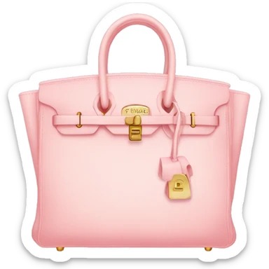 Light pink birkin bag  sticker