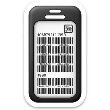 Barcode label sticker