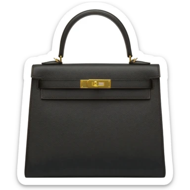 matte black kelly hermes bag sticker