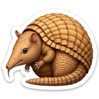 ARMADILLO LEFT sticker