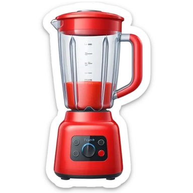 red blender sticker
