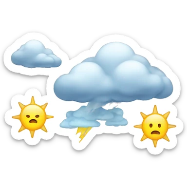 Weather sticker