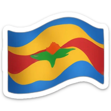 the kabyle flag sticker