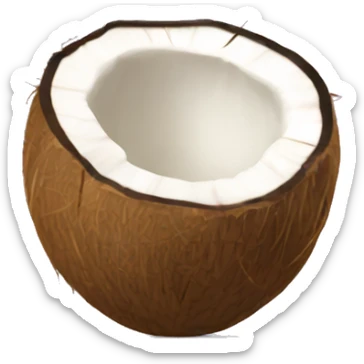 coconut sticker