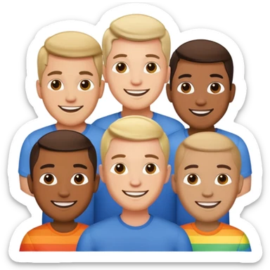 Gay men  sticker