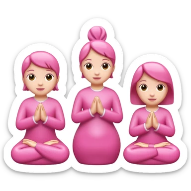 Figurinhas rosas sticker