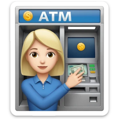 atm sticker