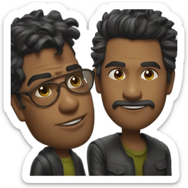 Yuvan Shankar Raja with Oscar  sticker