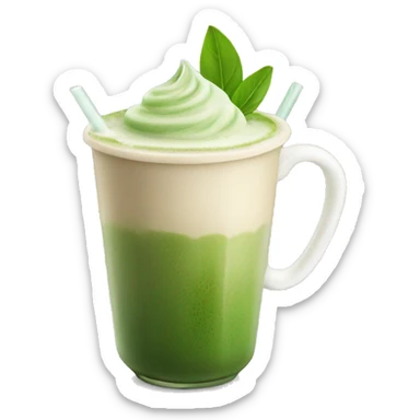 ICE Matcha Latte  sticker