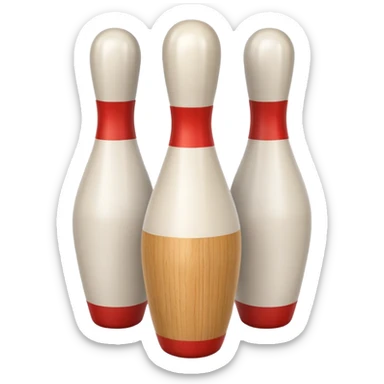 Bowling pins  sticker