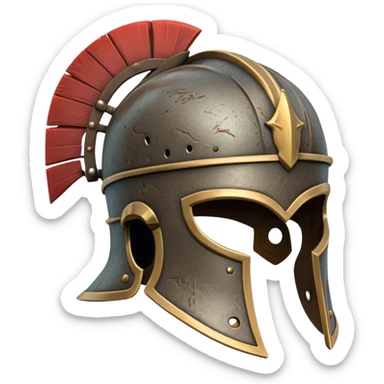 Spartacus helmet sticker