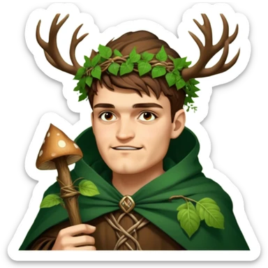 Forest Wizard sticker