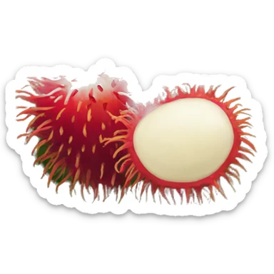 Rambutan sticker