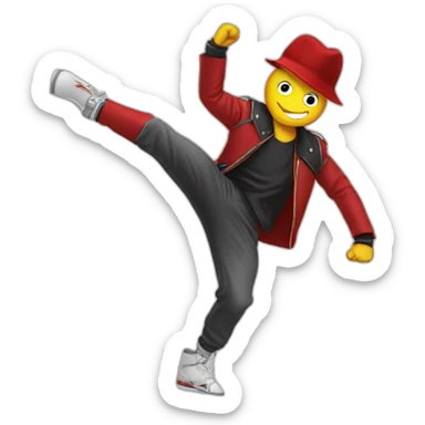 Mes Chevalier breakdancing sticker