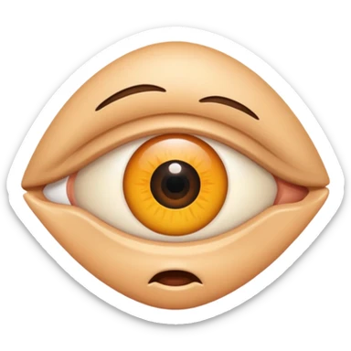 eye surprised sticker