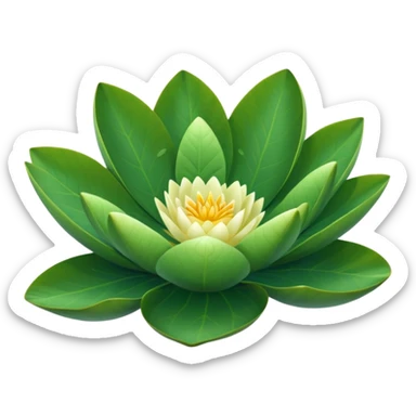 Water lily leaf (leaf only) sticker