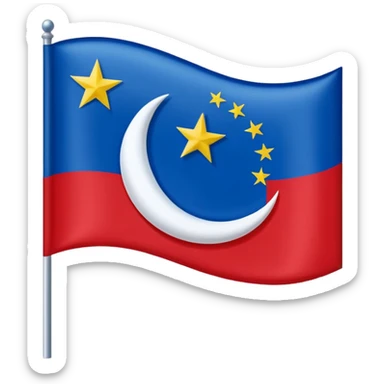 East turkestan flag sticker
