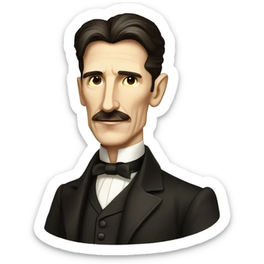 Nikola Tesla sticker