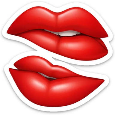 Kiss sticker