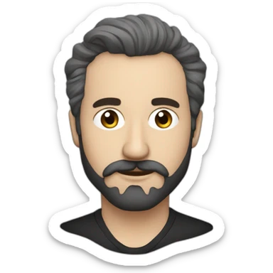 VALERY meladze singer composer mini beard sticker