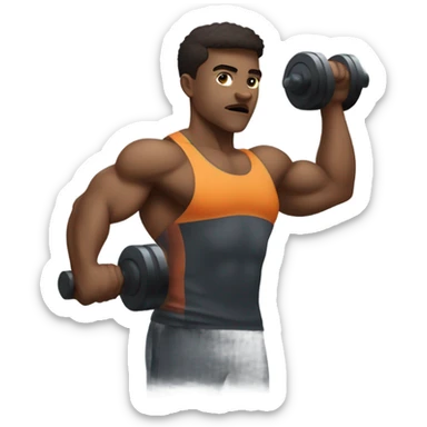 motivated gym member sticker