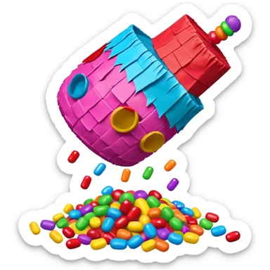 ahora quiero una piñata sticker