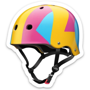 sticker skater helmet sticker