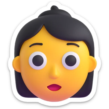 curious face emoji sticker