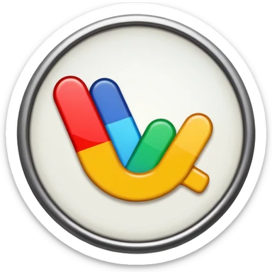 create an emoji of a metro sign. 4 variation sticker