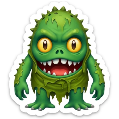 Swamp monster   sticker