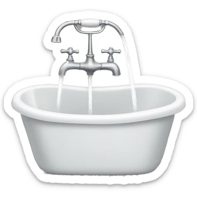 bath faucet sticker