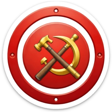 Soviet logo sticker