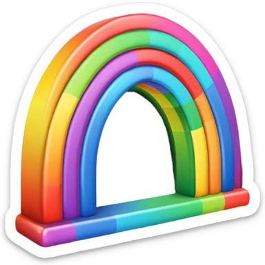 Hearth Raiwnbow sticker