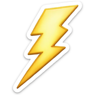 Lightning bolt sticker
