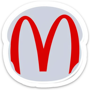 McDonald’s  sticker