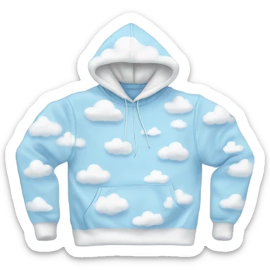 Cloud hoodie sticker